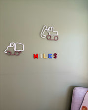 Ceramic letters