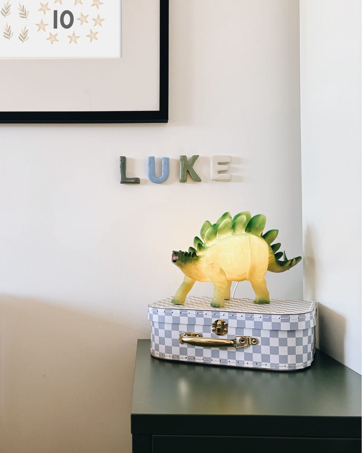 Ceramic letters